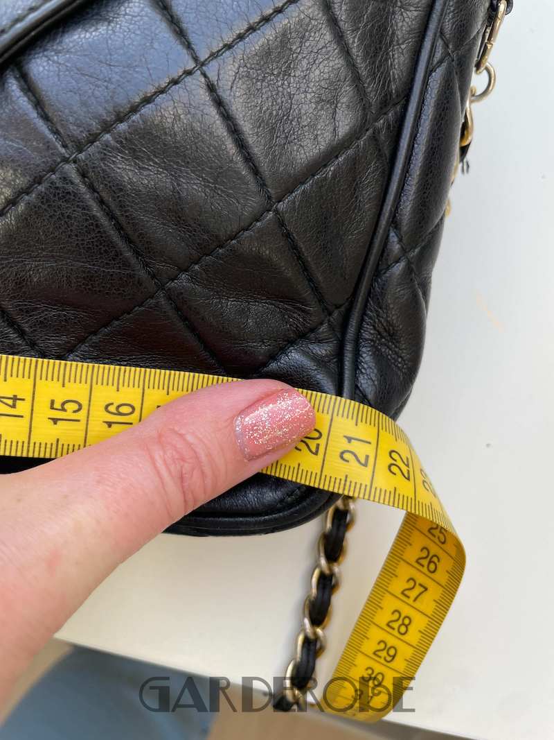 Chanel black Tassel Camera Bag